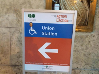 Illustration for article titled Someone Is Putting Drake’s Face on Wheelchair Signs in Toronto